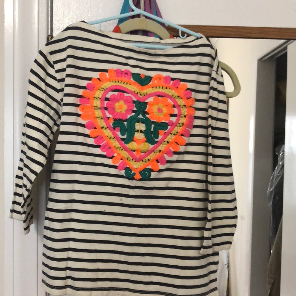 Crewcuts girls three quarter sleeve shirt size 14.